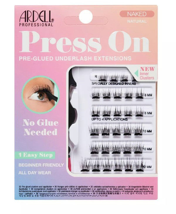 Ardell Naked Press on Pre-Glued Underlash Extensions - Natural - Bellso